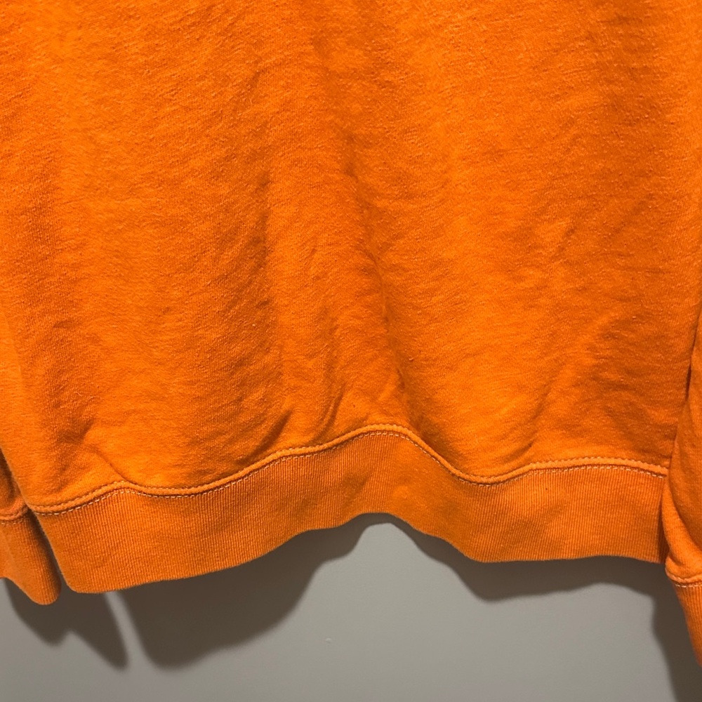 American Eagle Outfitters Men's Bold Orange Crewneck Sweater - Picture 9 of 10